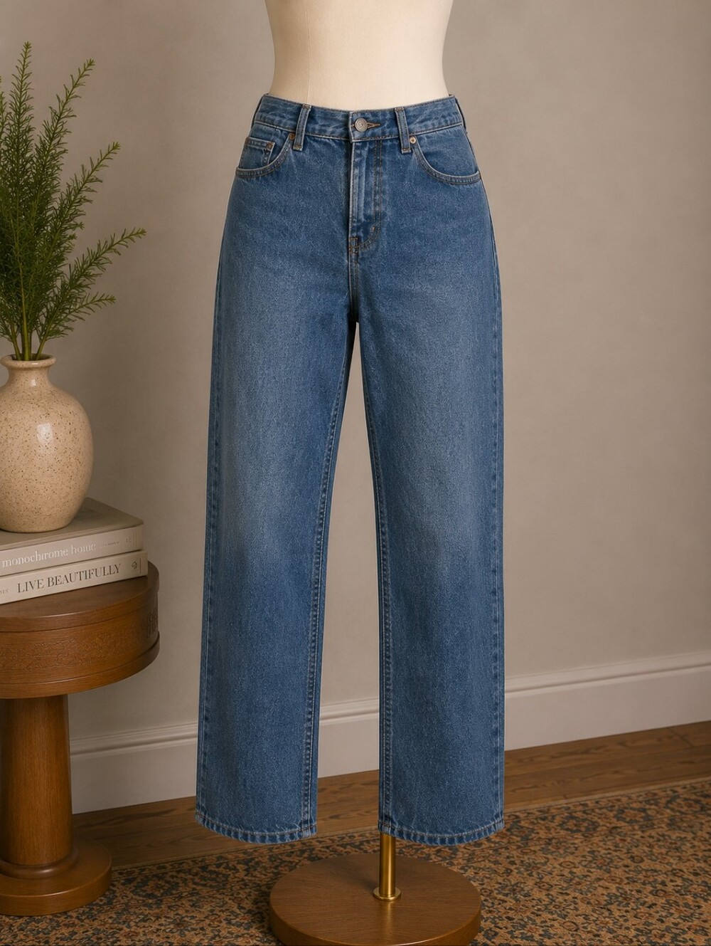 Tall Lee 2008944 Men's 36x36 Regular Fit Straight Leg Jeans 100% Cotton Made USA